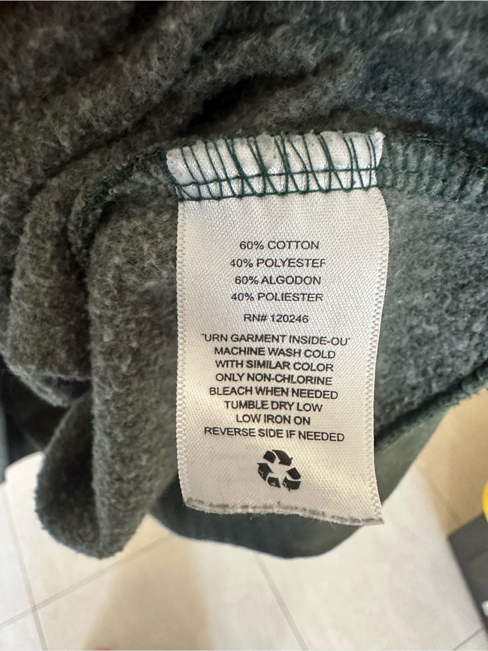 Wyoming Graphic Sweatshirt - Dark Green - Picture 4 of 4